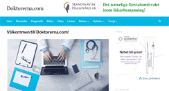 Desktop Screenshot of doktorerna.com